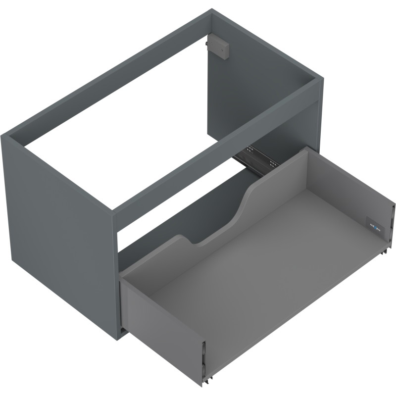 Mexen Box-A korpus szafki podumywalkowej 80 cm, 1 szuflada, grafit mat - 91AX0-0800-470-1-66