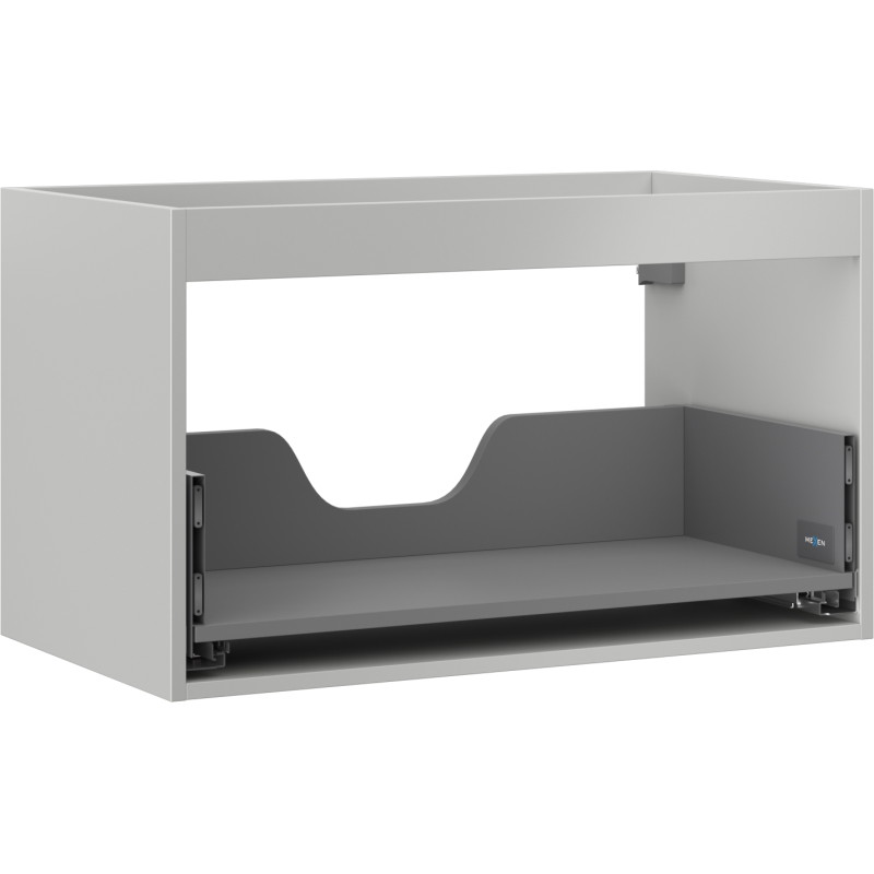 Mexen Box-A korpus szafki podumywalkowej 80 cm, 1 szuflada, szary mat - 91AX0-0800-470-1-62
