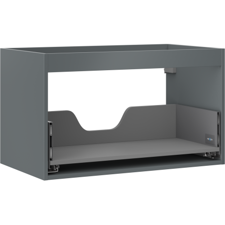 Mexen Box-A korpus szafki podumywalkowej 80 cm, 1 szuflada, grafit mat - 91AX0-0800-470-1-66
