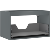 Mexen Box-A korpus szafki podumywalkowej 80 cm, 1 szuflada, grafit mat - 91AX0-0800-470-1-66