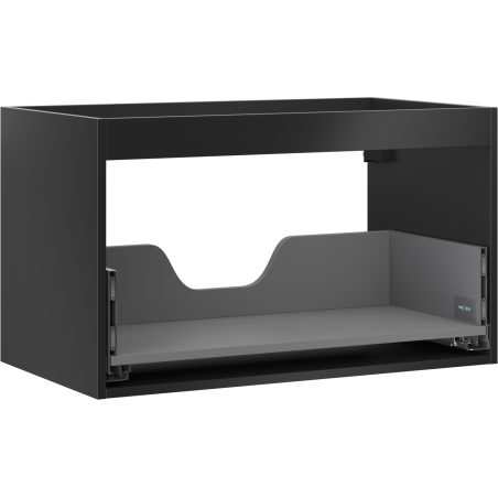 Mexen Box-A korpus szafki podumywalkowej 80 cm, 1 szuflada, czarny mat - 91AX0-0800-470-1-71
