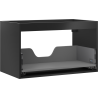 Mexen Box-A korpus szafki podumywalkowej 80 cm, 1 szuflada, czarny mat - 91AX0-0800-470-1-71