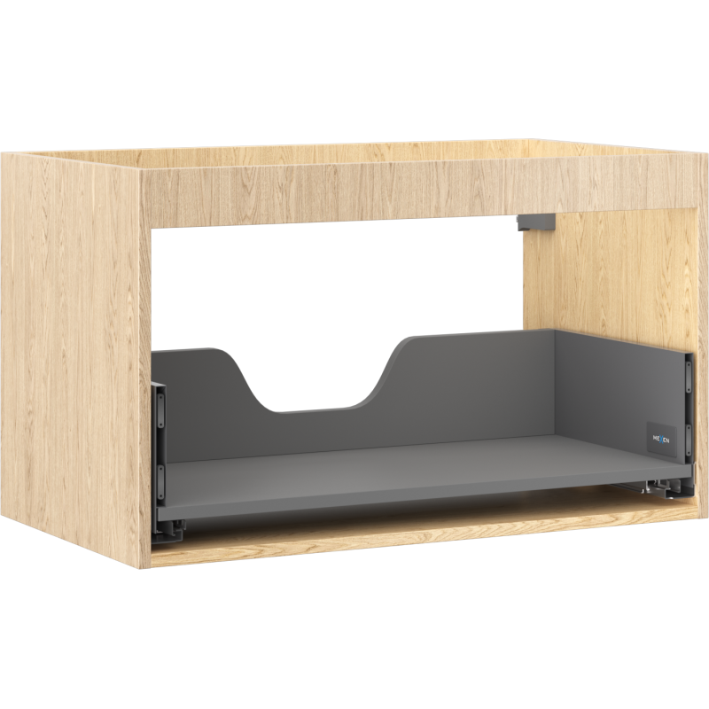 Mexen Box-A korpus szafki podumywalkowej 80 cm, 1 szuflada, dąb - 91AX0-0800-470-1-81