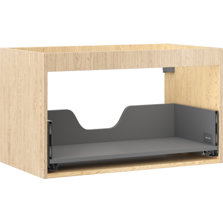 Mexen Box-A korpus szafki podumywalkowej 80 cm, 1 szuflada, dąb - 91AX0-0800-470-1-81