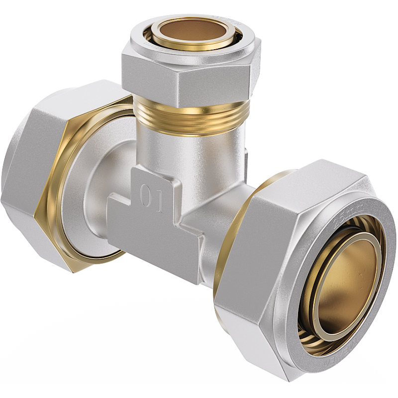Mexen PEX-S trójnik redukcyjny skręcany PEX 32 x 25 x 32 - W97231-322532-00