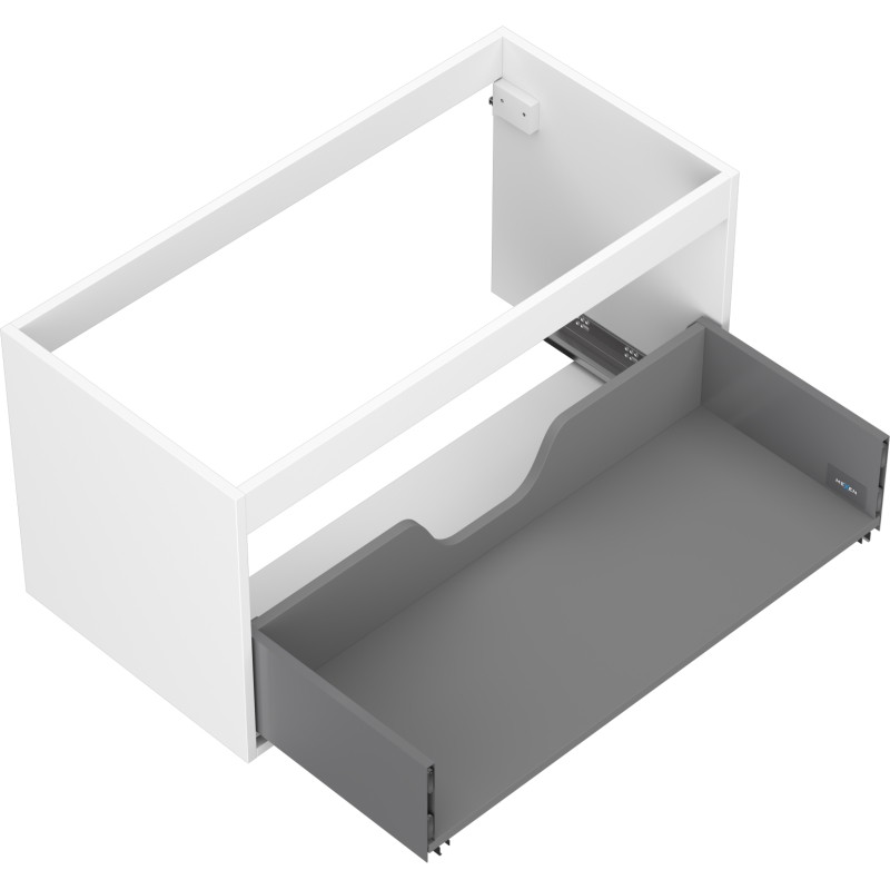 Mexen Box-A korpus szafki podumywalkowej 90 cm, 1 szuflada, biały mat - 91AX0-0900-470-1-01