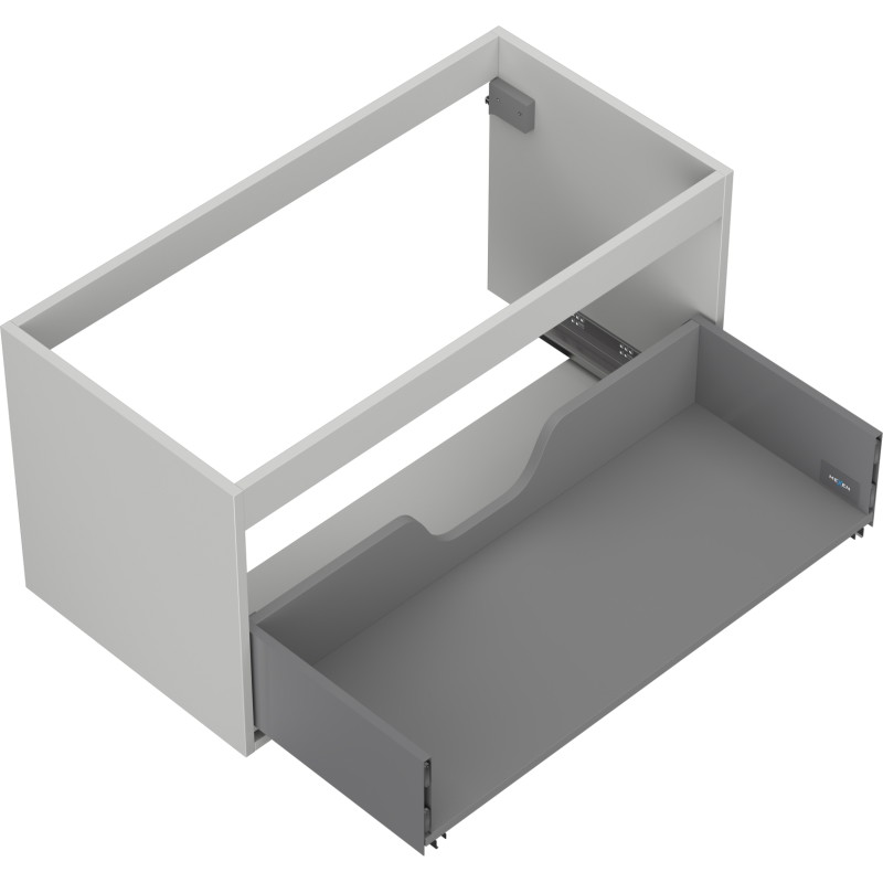 Mexen Box-A korpus szafki podumywalkowej 90 cm, 1 szuflada, szary mat - 91AX0-0900-470-1-62