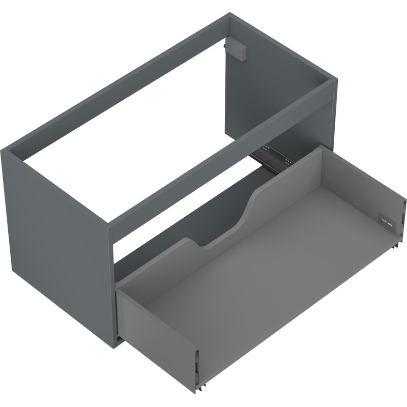 Mexen Box-A korpus szafki podumywalkowej 90 cm, 1 szuflada, grafit mat - 91AX0-0900-470-1-66