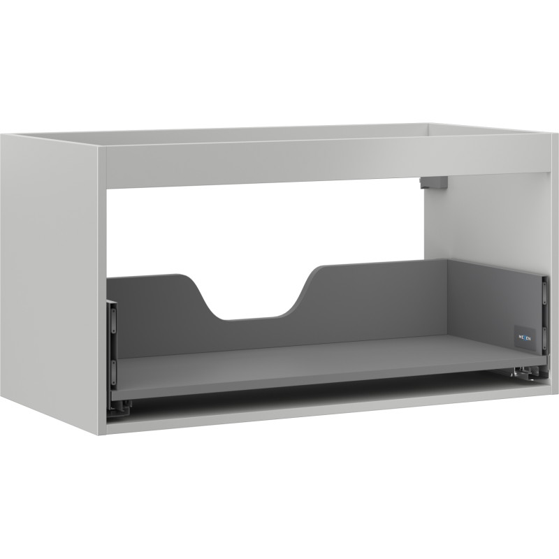 Mexen Box-A korpus szafki podumywalkowej 90 cm, 1 szuflada, szary mat - 91AX0-0900-470-1-62