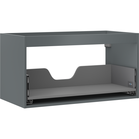 Mexen Box-A korpus szafki podumywalkowej 90 cm, 1 szuflada, grafit mat - 91AX0-0900-470-1-66