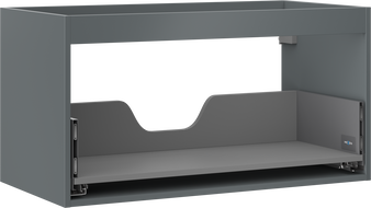 Mexen Box-A korpus szafki podumywalkowej 90 cm, 1 szuflada, grafit mat - 91AX0-0900-470-1-66