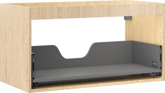Mexen Box-A korpus szafki podumywalkowej 90 cm, 1 szuflada, dąb - 91AX0-0900-470-1-81
