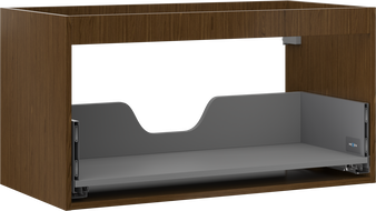 Mexen Box-A korpus szafki podumywalkowej 90 cm, 1 szuflada, orzech - 91AX0-0900-470-1-86