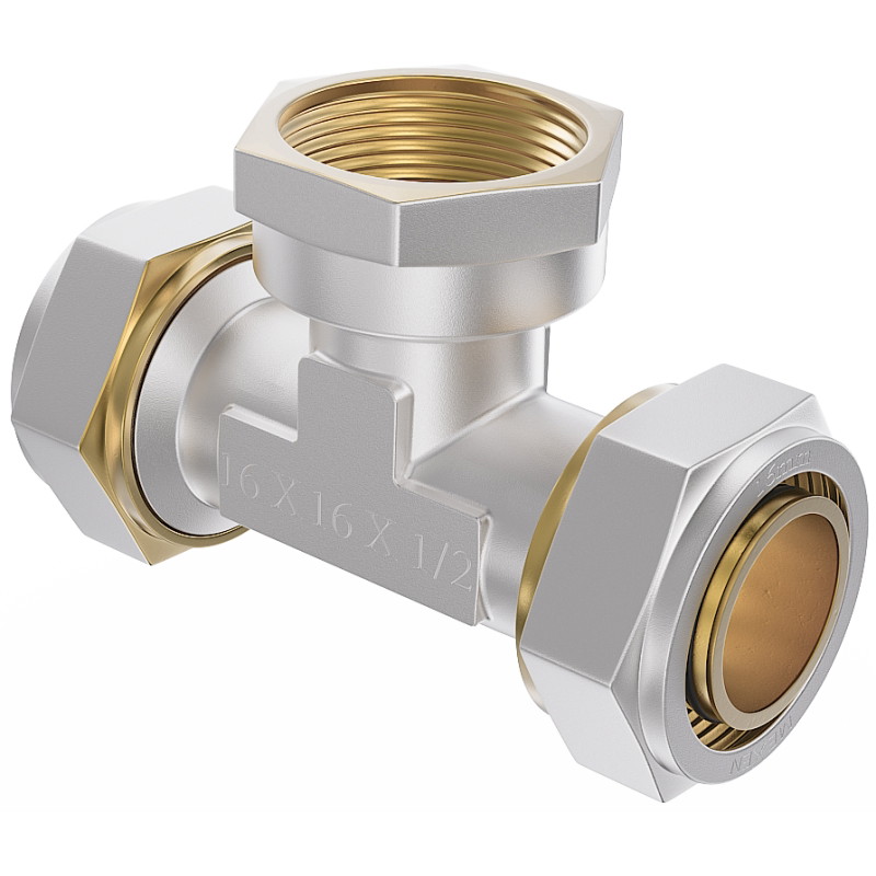 Mexen PEX-S trójnik skręcany PEX 20 x 1/2 GW x 20 - W97232-2012F20-00