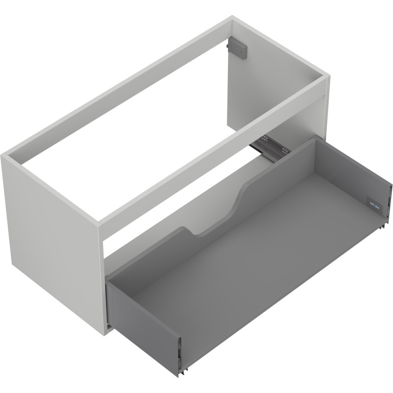 Mexen Box-A korpus szafki podumywalkowej 100 cm, 1 szuflada, szary mat - 91AX0-1000-470-1-62