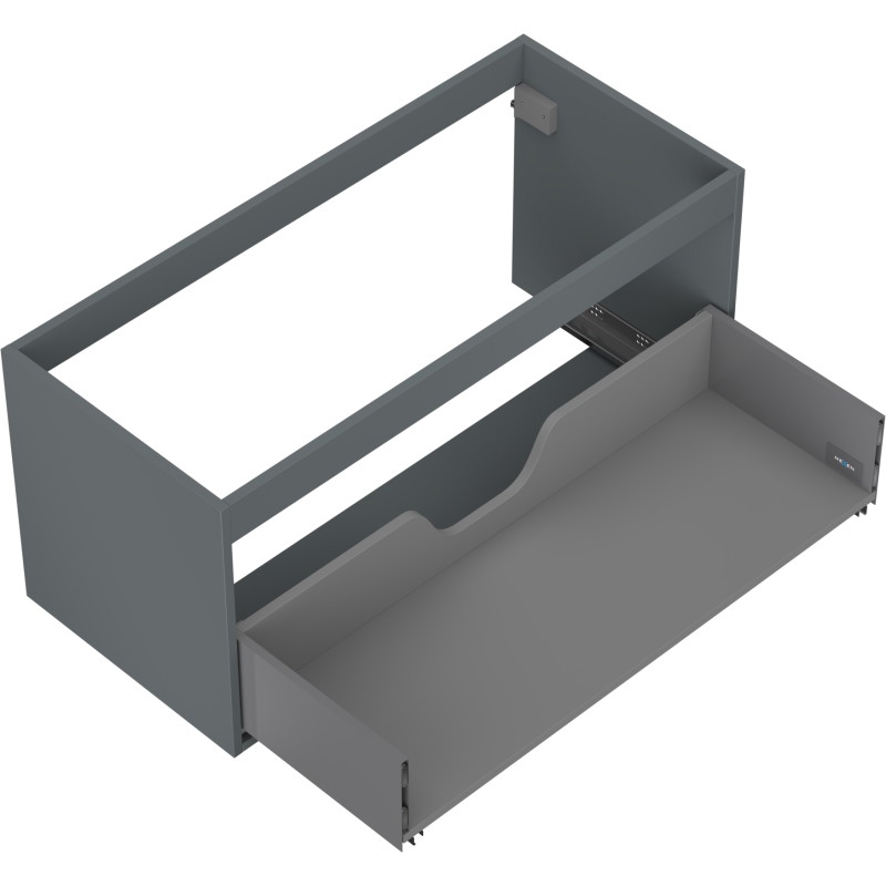 Mexen Box-A korpus szafki podumywalkowej 100 cm, 1 szuflada, grafit mat - 91AX0-1000-470-1-66