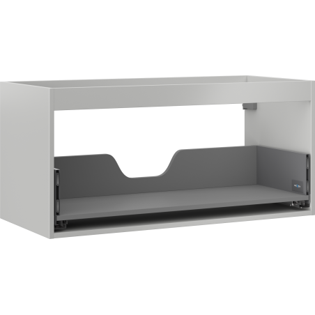 Mexen Box-A korpus szafki podumywalkowej 100 cm, 1 szuflada, szary mat - 91AX0-1000-470-1-62