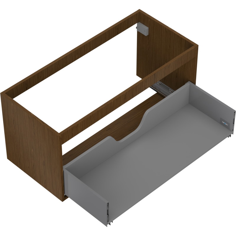 Mexen Box-A korpus szafki podumywalkowej 100 cm, 1 szuflada, orzech - 91AX0-1000-470-1-86