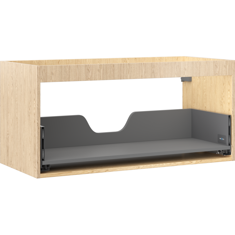 Mexen Box-A korpus szafki podumywalkowej 100 cm, 1 szuflada, dąb - 91AX0-1000-470-1-81
