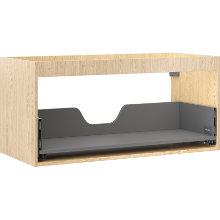 Mexen Box-A korpus szafki podumywalkowej 100 cm, 1 szuflada, dąb - 91AX0-1000-470-1-81