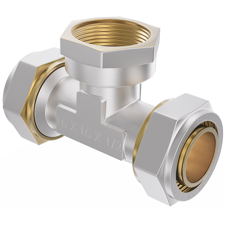 Mexen PEX-S trójnik skręcany PEX 25 x 3/4 GW x 25 - W97232-2534F25-00