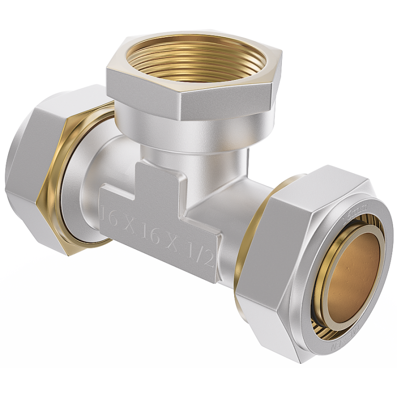 Mexen PEX-S trójnik skręcany PEX 25 x 1 GW x 25 - W97232-2510F25-00