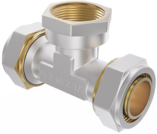 Mexen PEX-S trójnik skręcany PEX 25 x 1 GW x 25 - W97232-2510F25-00