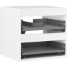 Mexen Box-A korpus szafki podumywalkowej 50 cm, 2 szuflady, biały mat - 91AX0-0500-470-2-01