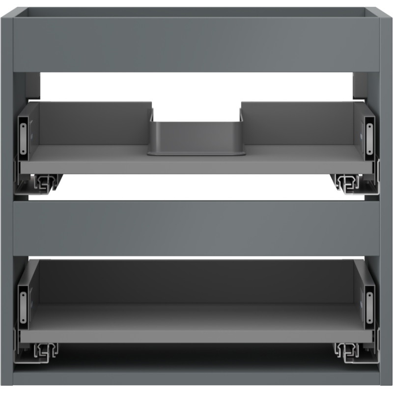 Mexen Box-A korpus szafki podumywalkowej 50 cm, 2 szuflady, grafit mat - 91AX0-0500-470-2-66