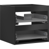 Mexen Box-A korpus szafki podumywalkowej 50 cm, 2 szuflady, czarny mat - 91AX0-0500-470-2-71