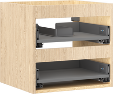 Mexen Box-A korpus szafki podumywalkowej 50 cm, 2 szuflady, dąb - 91AX0-0500-470-2-81