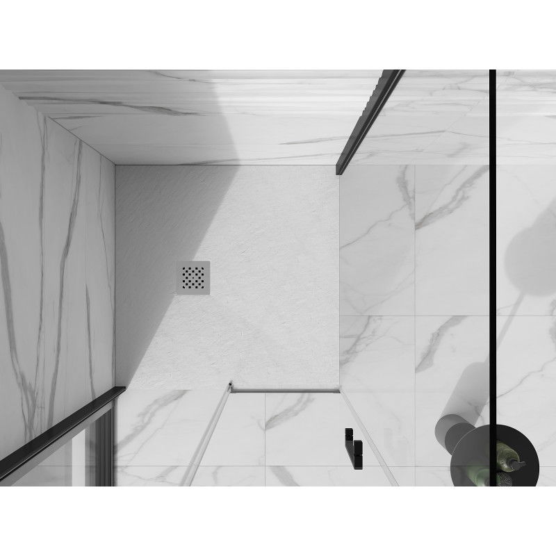 Mexen Stone+ brodzik kompozytowy kwadratowy 70 x 70 cm, biały - 44107070