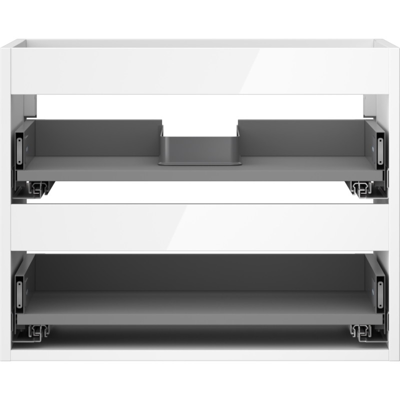Mexen Box-A korpus szafki podumywalkowej 60 cm, 2 szuflady, biały połysk - 91AX0-0600-470-2-00