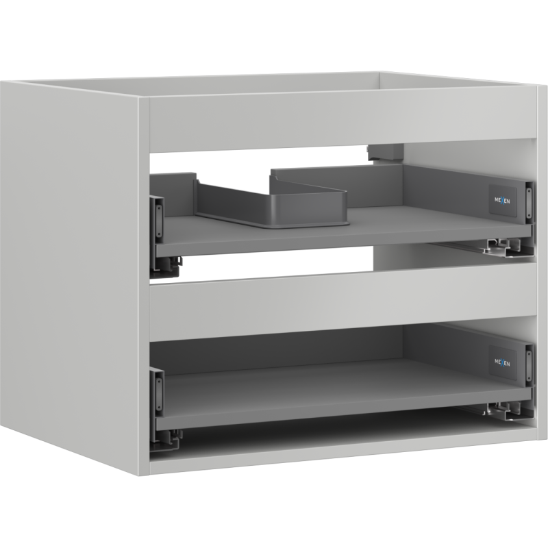 Mexen Box-A korpus szafki podumywalkowej 60 cm, 2 szuflady, szary mat - 91AX0-0600-470-2-62