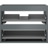 Mexen Box-A korpus szafki podumywalkowej 60 cm, 2 szuflady, grafit mat - 91AX0-0600-470-2-66