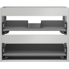 Mexen Box-A korpus szafki podumywalkowej 60 cm, 2 szuflady, szary mat - 91AX0-0600-470-2-62