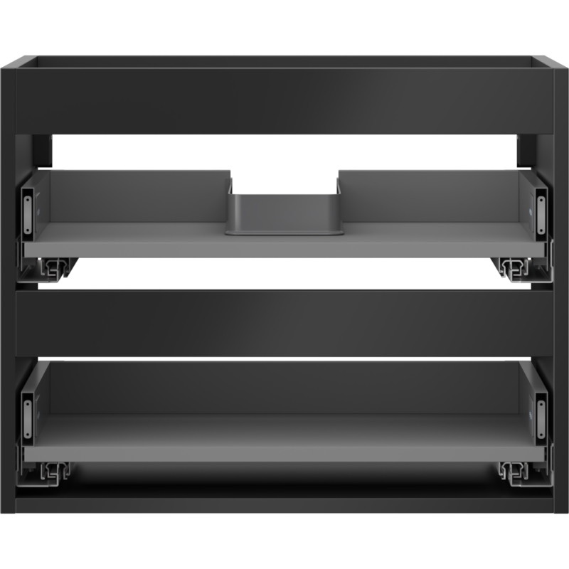 Mexen Box-A korpus szafki podumywalkowej 60 cm, 2 szuflady, czarny mat - 91AX0-0600-470-2-71