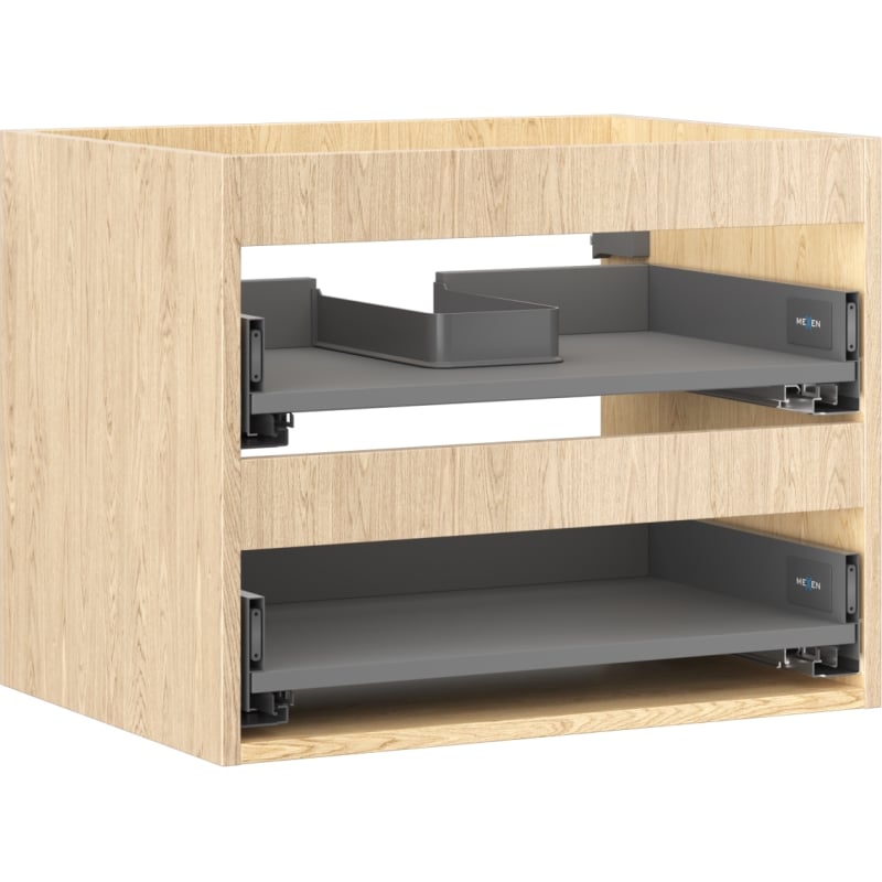 Mexen Box-A korpus szafki podumywalkowej 60 cm, 2 szuflady, dąb - 91AX0-0600-470-2-81
