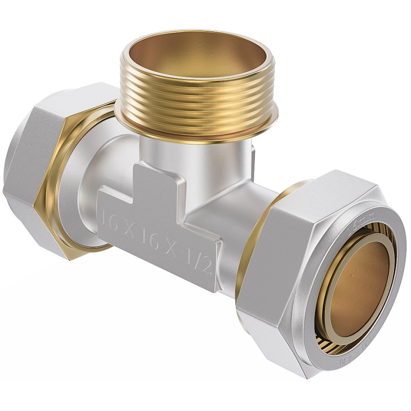 Mexen PEX-S trójnik skręcany PEX 25 x 3/4 GZ x 25 - W97233-2534M25-00