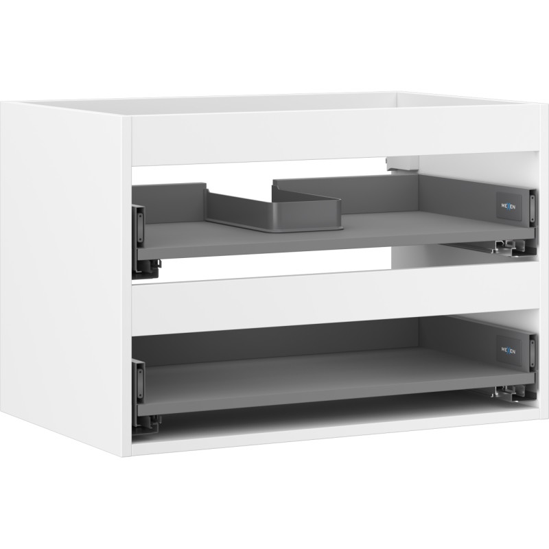 Mexen Box-A korpus szafki podumywalkowej 70 cm, 2 szuflady, biały mat - 91AX0-0700-470-2-01