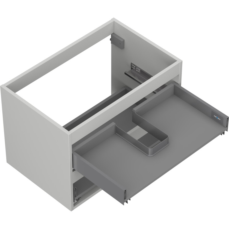 Mexen Box-A korpus szafki podumywalkowej 70 cm, 2 szuflady, szary mat - 91AX0-0700-470-2-62