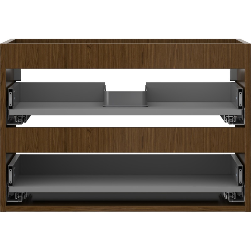 Mexen Box-A korpus szafki podumywalkowej 70 cm, 2 szuflady, orzech - 91AX0-0700-470-2-86