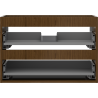 Mexen Box-A korpus szafki podumywalkowej 70 cm, 2 szuflady, orzech - 91AX0-0700-470-2-86