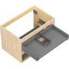 Mexen Box-A korpus szafki podumywalkowej 70 cm, 2 szuflady, dąb - 91AX0-0700-470-2-81