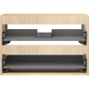 Mexen Box-A korpus szafki podumywalkowej 70 cm, 2 szuflady, dąb - 91AX0-0700-470-2-81