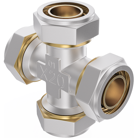 Mexen PEX-S czwórnik skręcany PEX 16 x 16 x 16 x 16 - W97237-161616-00