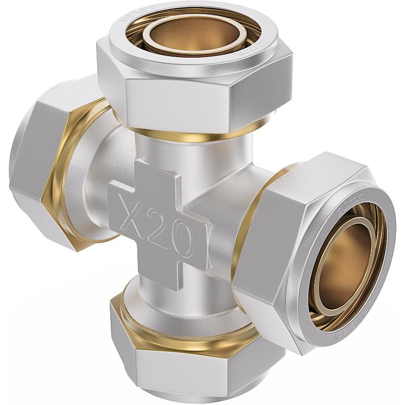 Mexen PEX-S czwórnik skręcany PEX 16 x 16 x 16 x 16 - W97237-161616-00