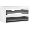 Mexen Box-A korpus szafki podumywalkowej 80 cm, 2 szuflady, biały połysk - 91AX0-0800-470-2-00