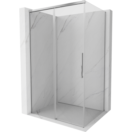 Mexen Rox kabina prysznicowa rozsuwana 145 x 90 cm, transparent, chrom - 8C2-145-090-01-00