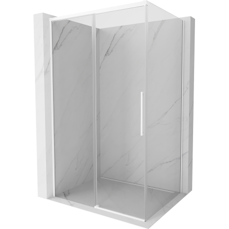 Mexen Rox kabina prysznicowa rozsuwana 90 x 70 cm, transparent, biała - 8C2-090-070-20-00